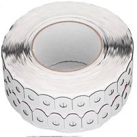 Rouleau de bandes de blocage autocollantes personnalisées pour usine, ovales, rondes, mixtes, pour verres optiques, fournitures de laboratoire et d'atelier, pour le bordage de lentilles