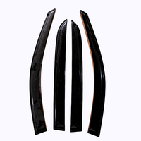 Deflectores de coche Sun Rain Guard Window Visor Vents Visor para Chevrolet groove