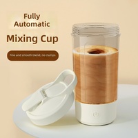 Mug mélangeur électrique 0,4 L avec fonction d'auto-mélange, étanche IPX4, qualité alimentaire, pour café et lait, compatible voiture