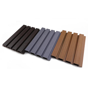 Revêtement mural extérieur en WPC, revêtement mural pour cour, panneau mural en composite bois-plastique imperméable - Product Image 2