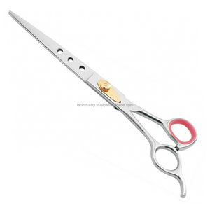 Ciseaux personnalisés en acier inoxydable 440C noirs pour animaux de compagnie pour le toilettage des chats - Product Image 4