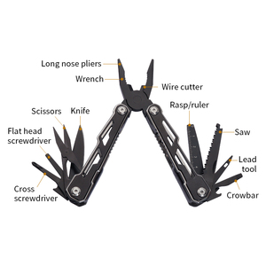 Pince à dénuder pour l'<span class=keywords><strong>extérieur</strong></span> en acier inoxydable, couteau à dénuder, tournevis, pince pliante pour sertir et couper les <span class=keywords><strong>circlips</strong></span>, OEM - Product Image 2