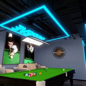 Tùy Chỉnh Billiard Bảng Hồ Bơi Treo Chiếu Sáng Hệ Thống Treo LED Tuyến Tính Ánh Sáng Hình Chữ Nhật Đèn Mặt Dây Chuyền Cho Thay Đổi Độ Sáng Văn Phòng - Product Image 4