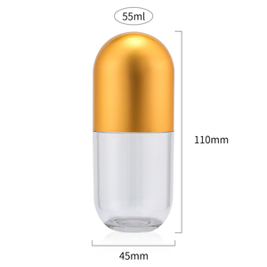 Bán Buôn Trong Suốt <span class=keywords><strong>Pill</strong></span> Bao Bì <span class=keywords><strong>Container</strong></span> 55Ml Nhựa Pet Chai Hình Dạng Viên Nang <span class=keywords><strong>Pill</strong></span> Chai Nhựa - Product Image 2