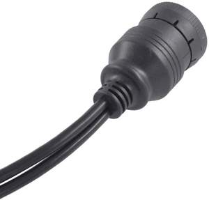 Schwarz Typ 2 J1939 Deutsch 9 Pin Geformt Stecker Splitter Y Kabel Diagnose Kabelbaum für Lkw Freightliner GPS ELD anhänger - Product Image 5