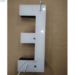 Enseigne lumineuse 3D en acier inoxydable pour affaires, extérieur, lettres bleues rétroéclairées 3D à usage décoratif - Product Image 6