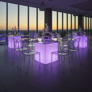 Nueva Llegada: Muebles LED Modernos <span class=keywords><strong>para</strong></span> Cafeterías, Mesas y Sillas <span class=keywords><strong>de</strong></span> Lujo Iluminadas <span class=keywords><strong>para</strong></span> Restaurantes, Sofás y Asientos <span class=keywords><strong>para</strong></span> Exteriores - Product Image 4