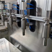 Machine de remplissage semi-automatique de 20 litres pour eau distillée, ligne d'embouteillage de 5 gallons à 1200 BPH pour jus, lait, huile, emballage plastique