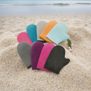 Manopla de Bronceado sin Sol PSH con Logotipo Personalizado, Morado, Negro, Rosa, Elegante y a la Moda - Product Image 1