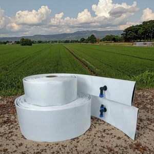 Tuyau <span class=keywords><strong>d</strong></span>'irrigation goutte-à-goutte <span class=keywords><strong>perforé</strong></span> préfabriqué de 3/4 pouce en PE, tuyau <span class=keywords><strong>d</strong></span>'irrigation plat en toile - Product Image 3