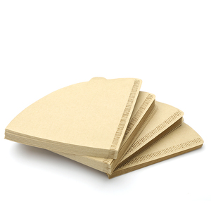 100 pièces <span class=keywords><strong>V60</strong></span> forme café filtre papier 1-2/2-4tasse pour <span class=keywords><strong>V60</strong></span> goutteur café filtres tasses expresso café goutte à goutte outils papier filtres - Product Image 2