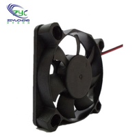 Ventilateur axial sans balais DC 5010 haute vitesse 5V/12V/24V, électrique, en plastique, OEM/ODM, 7 pales, roulement à billes, fil de cuivre pur