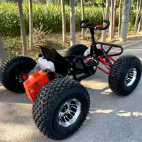 Kart tout-terrain à chaîne 2 temps pour adultes, alimenté à l'essence, moteur 90cc/110/212cc, capacité de charge de 200 kg