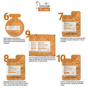 Kit de soin du visage en verre coréen hydratant, éclaircissant, anti-âge pour un effet peau de verre lisse et radieuse au meilleur prix - Product Image 5