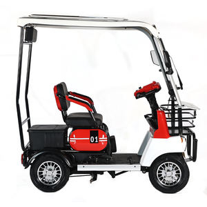 Offerta Speciale: <span class=keywords><strong>Scooter</strong></span> Elettrico a 4 Ruote da 600W, Pedicab <span class=keywords><strong>Vintage</strong></span>, Golf Cart Elettrico a 4 Posti per Adulti - Product Image 3