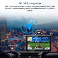 Reproductor MP3/MP4 Portátil con Pantalla Capacitiva de 7 Pulgadas, DDR3 256M, 16GB, 800*480, Sistema Operativo Wince, Radio FM, GPS para Camiones, Mapas Gratuitos de por Vida