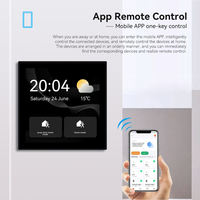 Panneau de contrôle d'automatisation de la maison intelligente Linux avec écran OLED de 4,0 à 4,9 pouces, WiFi/Zigbee, application Tuya Smart Life, commande vocale Alexa Google Home