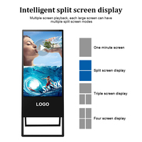 Pantalla Digital LCD Plegable Portátil de 32/43 Pulgadas 4K para Interiores con Revestimiento Antideslumbrante y CMS Basado en la Nube para Publicidad OEM