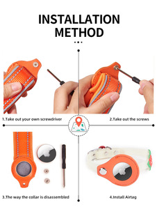 Karanlıkta Parlayan AirTag Tutuculu Kedi Tasması, Ayarlanabilir 18-25cm, Kaybı Önler, Şık ve Güvenli Küçük Evcil Hayvan Tasması - Product Image 5