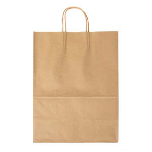 Khpack Vente en gros directe Sacs-cadeaux en papier kraft Logo personnalisé économique pour une utilisation dans les supermarchés Conception de la Chine - Product Image 4