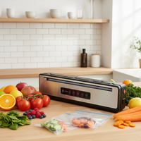 Scelleuse sous vide portable rechargeable par USB, mini scelleuse alimentaire à piles pour la cuisine et le camping