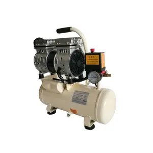 220V 50Hz oil free 2 cylinder air compressor portable pump head air compressor