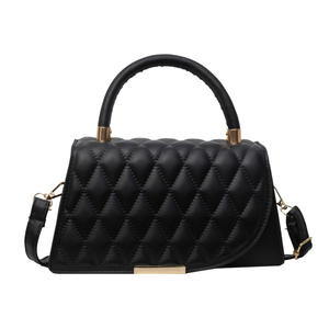 กระเป๋าผู้หญิงสะพายไหล่เดียวสำหรับผู้หญิงใหม่กระเป๋าปักลายตารางประดับเพชรสำหรับผู้หญิง - Product Image 4