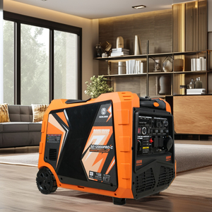 Générateur onduleur Jintai 12V CC portable, moteur essence 2 temps refroidi par air, 50/60Hz, 1-11kW, 110-380V, efficacité 95% - Product Image 1
