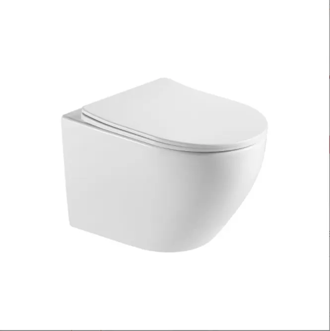 Bol en céramique duravit sanitaires avec réservoir dissimulé wc p-trap washdown salle de bain économiser de l'espace sans rebord toilette suspendue au mur