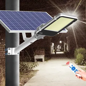 100W 300W 400W 600W Outdoor 200 Watts Solar Street Light High Conversion Solar Panel Solar Lamp With Remote Control