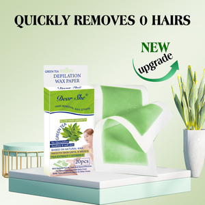 Bandes de <span class=keywords><strong>cire</strong></span> froide dépilatoires professionnelles écologiques et indolores pour l'épilation corporelle et le soin de <span class=keywords><strong>la</strong></span> peau du maillot - Product Image 2