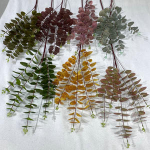 Ramas de <span class=keywords><strong>eucalipto</strong></span> Redondas de Plástico decorativas para el hogar, hojas artificiales de árbol, dinero, YOPIN-1157 - Product Image 1