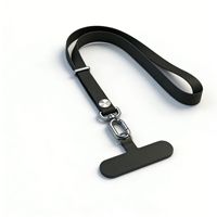 Dragonne courte universelle anti-perte pour téléphone, compatible iPhone 17 / 17 Pro, cordon portable à accrocher au poignet pour coque de téléphone