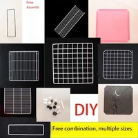 Clôture en fer modulable DIY pour animaux de compagnie (chats, chiens, hamsters, lapins) – Accessoires et emballage en boîte – Style classique et simple – Vente en gros usine