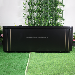 Pots de fleurs personnalisés avec éclairage LED, treillis en métal, couleur noire, pour extérieur, jardin, hôtel, appartement, durables, revêtement en poudre - Product Image 2
