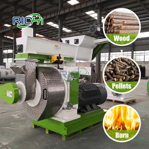 Holz industrie 1-20 T/H Kunden spezifische China Sägemehl Pellet Mühle zum Verkauf
