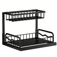 Armoires de cuisine et accessoires de rangement, rangement en acier pour garage, panier coulissant pour armoire, organisateur