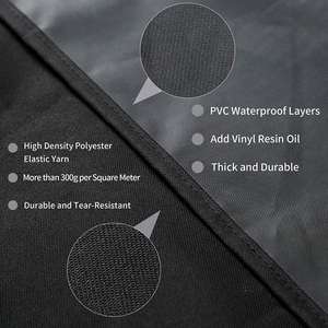 Housse pour barbecue, <span class=keywords><strong>couverture</strong></span> pour BBQ Grill au gaz, <span class=keywords><strong>couverture</strong></span> 300D <span class=keywords><strong>Anti</strong></span>-déchirement, étanche pour BBQ grill - Product Image 4