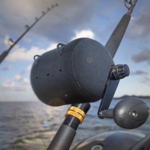 Juego de bolsas de carrete de tambor duraderas y protectoras de 3 piezas Tamaño personalizable Opciones de logotipo personalizables para uso de pesca en Río - Product Image 6