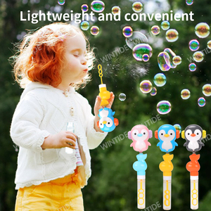 Muốn bong bóng 2in1 chim cánh cụt còi bong bóng Cây Đũa phép kẹo đồ chơi bong bóng dính bên ngoài trời mùa hè đồ chơi - Product Image 6