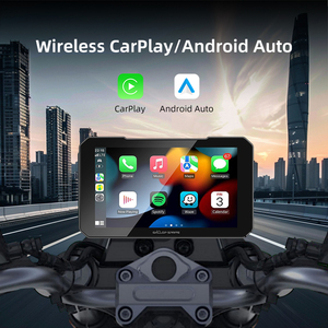 Schermo per moto da 5 pollici con schermo di navigazione GPS impermeabile per Auto Android CarPlay Wireless - Product Image 2