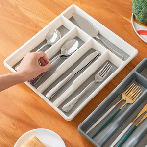Household Kitchen Tableware <b>Storage</b> <b>Box</b> with 6 Compartments Plastic Multifunctional Design Standard Specification - Product Image 5
