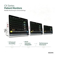 EDAN CX10 CX12 CX15 ISEAP IFAST IMAT Algoritmalarına Sahip Hasta Monitörü Çok Parametreli Yaşamsal Belirtiler