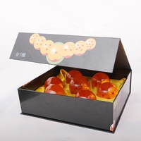 Lot de 7 figurines Dragon Anime populaires de 4,3 cm, 2 couleurs, boules de cristal Shenron DBZ, figurines en PVC, boules en résine, jouets de collection, modèle cadeau