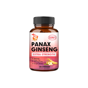 Prix de gros : Capsules de Panax et de gingembre avec Ashwagandha – Complément Herbal pour un sommeil sain et l'amélioration du système immunitaire - Product Image 1
