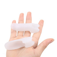 Séparateur d'orteils SEBS réglable en silicone Support orthopédique pour l'alignement des os du pied Hallux Valgus
