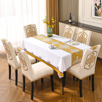 Nappe rétro imperméable, anti-taches et anti-brûlure, vente directe usine, pour table basse, table de conférence, et tapis de table