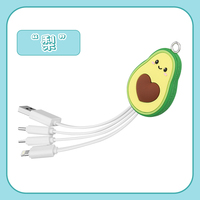 El cable de datos micro-USB personalizado 3 en 1 de la chaqueta de PVC Premium admite dispositivos IOS para la carga del Banco de energía del teléfono móvil y del automóvil