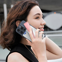 Support de carte arrière pour téléphone en silicone moulé par injection LSR OEM avec fente pour rouge à lèvres, accessoires de moulage en silicone personnalisés
