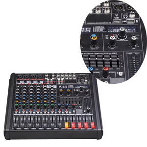 Système de sonorisation pour studio radio, vente directe d'usine, ensemble de système de sonorisation pour public, mélangeur numérique 6 canaux 48V CC - Product Image 2